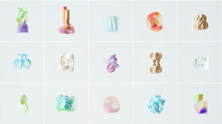 An artist’s illustration of artificial intelligence (AI). This image depicts the potential of AI for society through 3D visualisations. It was created by Novoto Studio