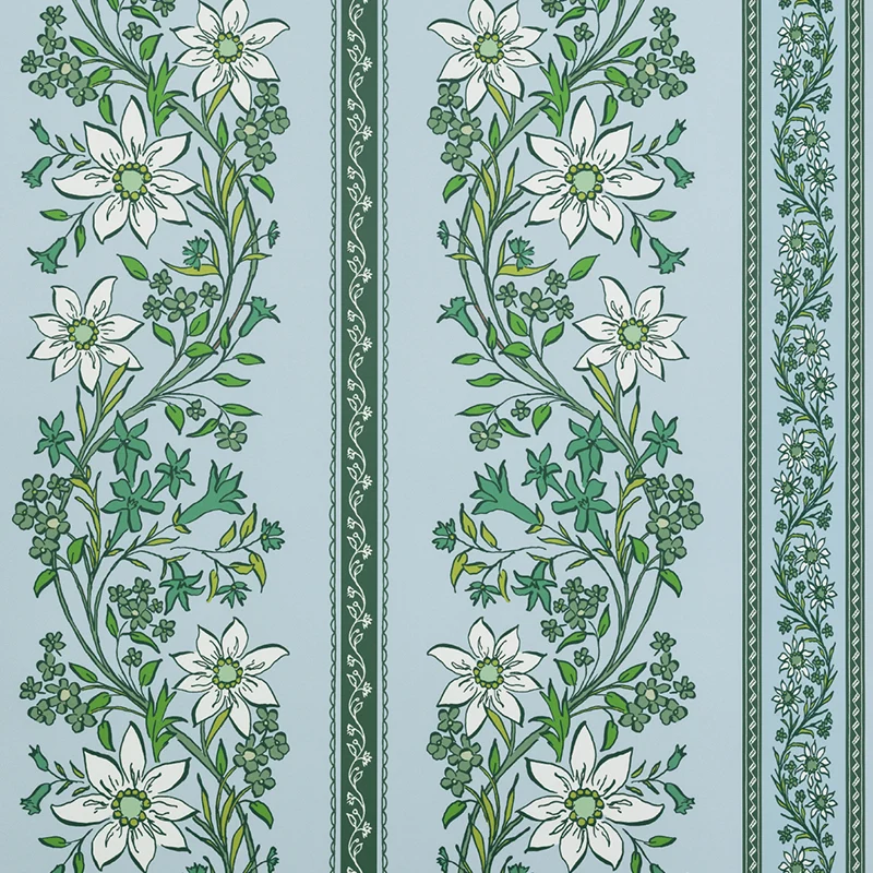Chalet Chintz Wallpaper Dogwood Hill