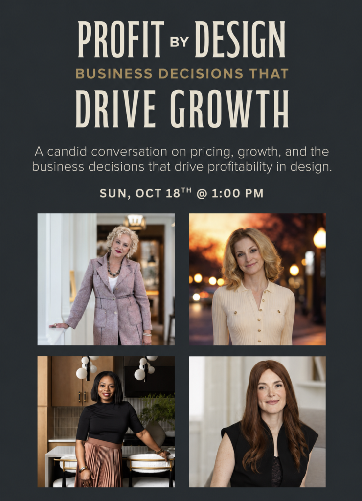 Profit by Design Fireside Chat at Regina Andrew