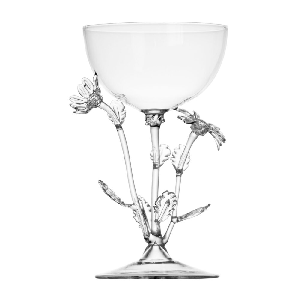 Artemest Presents Ca’ Rifles Chrysanthemum Leucanthemum Cocktail Glass by Simone Crestani