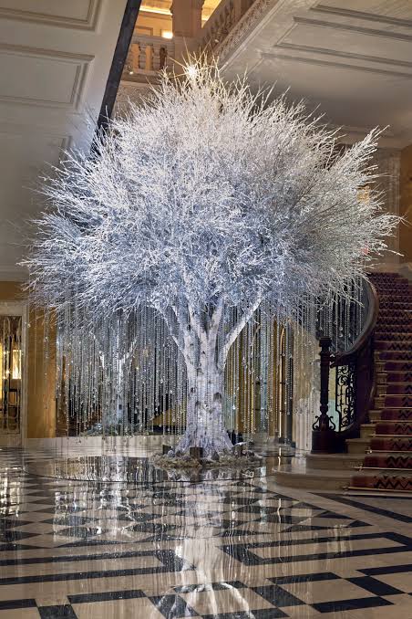 Claridge's Christmas Tree 2020 British Vogue
