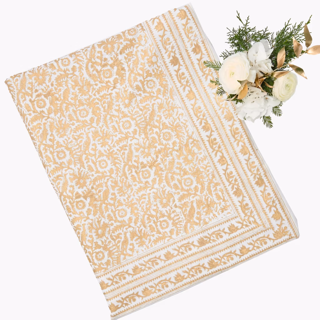 Mrs Alice Gold Pheasant Tablecloth