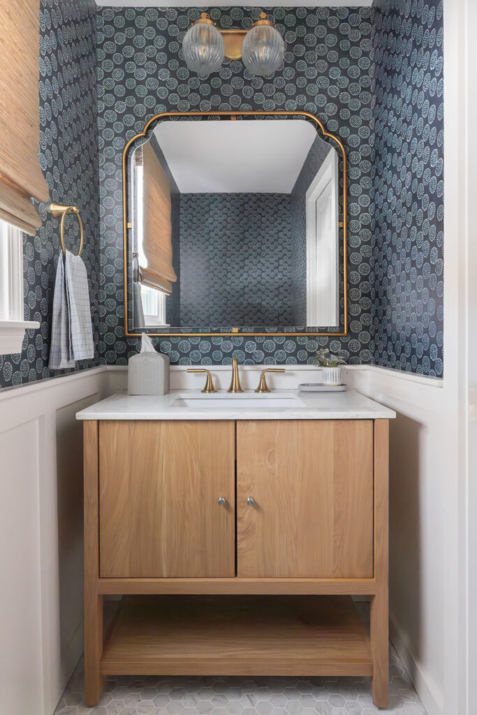 Gray Oak Studio Bathroom